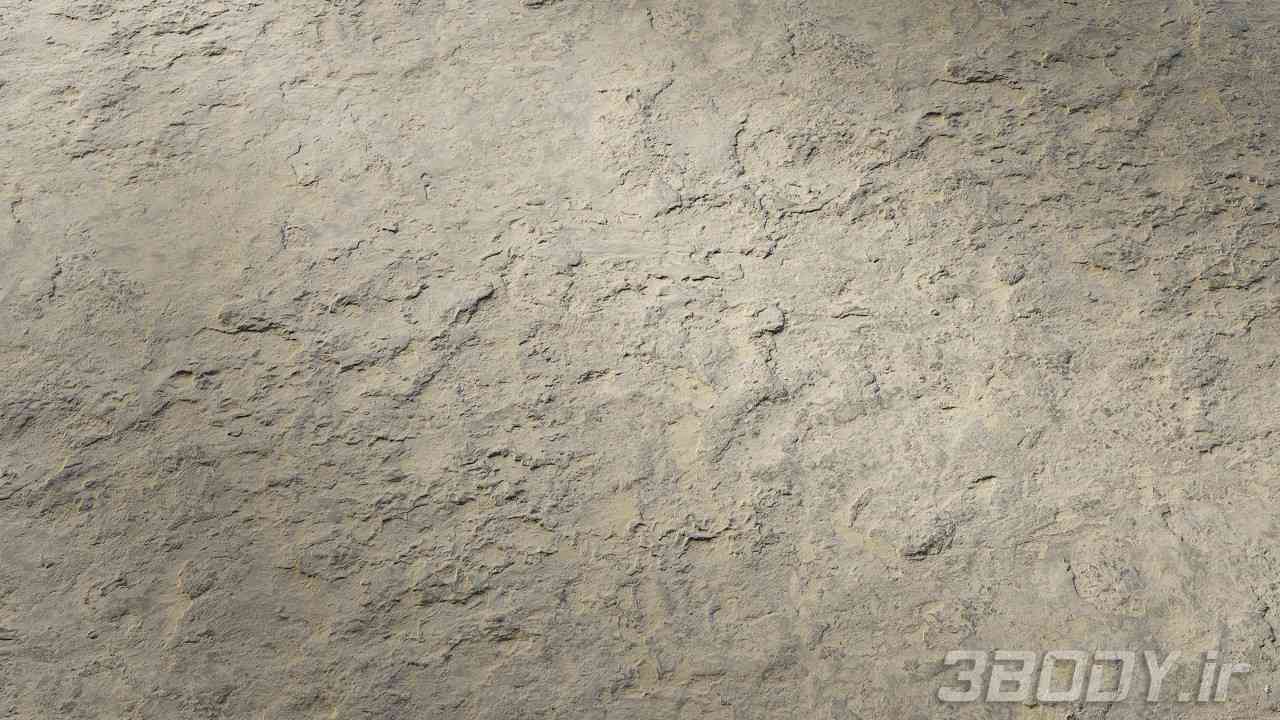 متریال بتن زبر rough concrete عکس 1